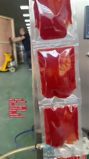 Do you know how to pack sauce ?#packingmachine #machine #fillingmachine