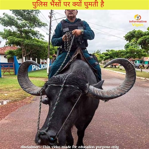 क्यों इस देश की पुलिस भैंसों पर घुमती है? amazing random facts | facts in hindi #shorts