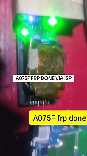 Samsung A07 sm-A075F frp lock reset ufs via isp #a075f ##frpbypass #isp #pinout #samsung