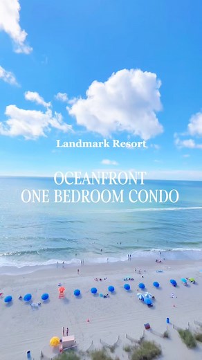 Want to peek inside Landmark Resort? Here's our 1 bedroom! Get ready for your next stay at Landmark Resort... Oceanfront location? ✔️ The heart of Myrtle Beach? ✔️ An UNREAL waterpark and indoor outdoor water features? ✔️ Tap the link to get a quote for your booking now. | Landmark Resort