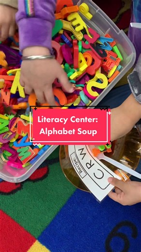 Alphabet Soup Literacy Center for Early Learners