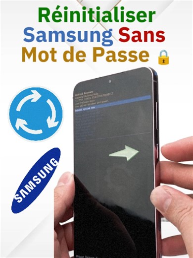 🎯 Samsung bloqué ? Réinitialisation sans code 🔒 📝 Téléphone Samsung bloqué ? Code PIN ou mot de passe oublié ? 😨 👉 Accès au mode Recovery 👉 Réinitialisation complète ⚠️ Attention : toutes les données seront supprimées Astuce simple et efficace pour débloquer ton Samsung. #Reparfacile #Samsung #Android #TelephoneBloque #AstuceAndroid #Tech #PourToi #FYP