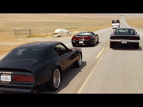 FAST and FURIOUS 4 - Ending Chase (Charger, NSX-R & Trans Am vs Bus MC-9) #1080HD