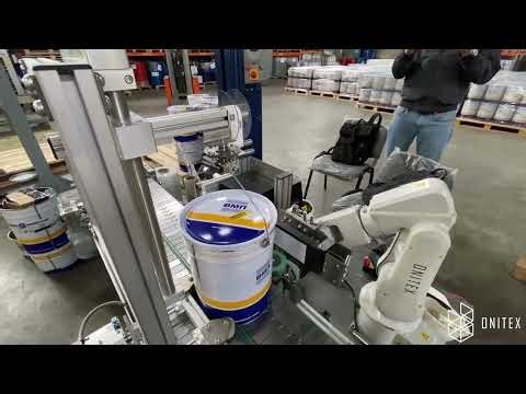 Robotic Labelling Machine | Onitex