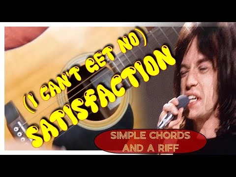Satisfaction (Rolling Stones) EASY Guitar Lesson | Beginner-Friendly Riff + Chords!