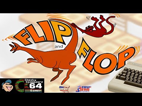 FLIP AND FLOP – Commodore 64 (1984) | Classic Isometric Platformer with Kangaroo & Monkey Action