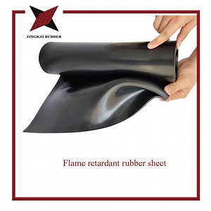 [Hot Item] V0 Flame-Retardant Rubber Board, Black Floor Covering Flame-Retardant Insulation Rubber Mat