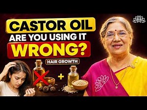 How To Use Castor Oil For EXTREME Hair Growth? | Dr. Hansaji