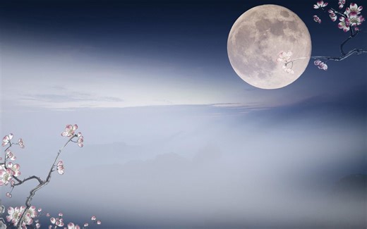 《月光下的中国》配乐诗朗诵