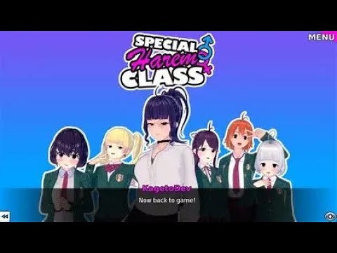 Special Harem Class 0.4.4 Moded cheat menu stats all windows android and Linux