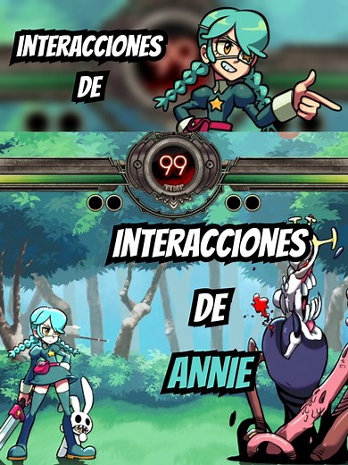 Interacciones de Annie: Skullgirls Animation Highlights