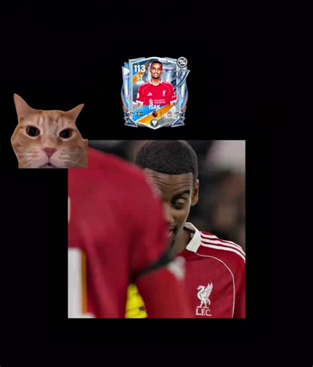 Isak prime 😔💔 The versions of the isak player with Newcastle Club were strong and now with Liverpool Club it became very bad 💔 #fcmobile #fc #fcm #ea #isaac