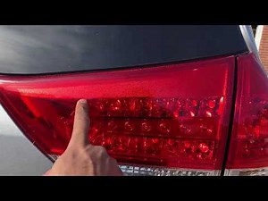 2011 Sienna rear led tail light fix