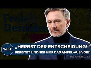 BRANDENBURG: "Autumn of decisions" - Christian Lindner press conference after FDP election defeat!