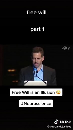 Full lecture on youtube: “Sam Harris Free Will Lecture”