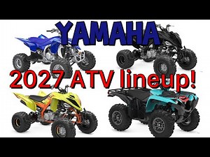 Yamaha 2027 ATV model lineup announced- new colors! Raptor700, Yfz450r, Grizzly700, Kodiak700