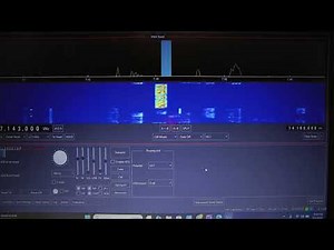 Icom IC-7300 remote operation with WFVIEW software. Transmit and Receive example. Client Computer