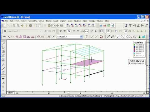 Multiframe Sections & Materials