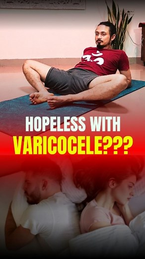 HOPELESS WITH VARICOCELE? 😟 . . It’s not a life sentence — it’s just blocked blood in your testicular veins. 🛑 . . And YES… the right stretches can improve blood flow in your pelvic floor. 💪🩺 . . 👉 Try these stretches daily 👉 Stay consistent for real results 👉 Your body CAN heal — give it the right support . . Follow - @kusum_yoga for more Male Fertility Yoga tips, routines & real results. 💌💡 . . [ Varicocele Cure, Male Fertility, Pelvic Floor Exercises, Fertility Tips, Fertility Coach,