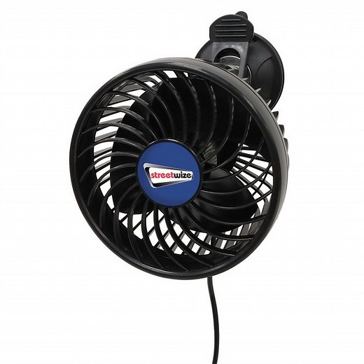 Buy Streetwize 12V 360° Power Fan With Suction Mount | In-car accessories | Argos