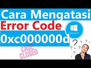 ✔ Cara Mengatasi Error Recovery - Error Code 0xc000000d Windows 10