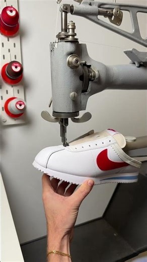 Asmr Nike sneaker customization 🩵✨ just posted results 👀 #nikecortez #customnikes #customshoes