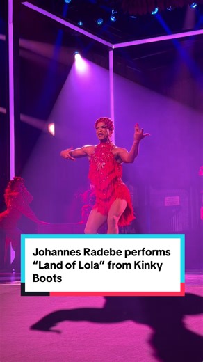 First Look at Johannes Radebe as Lola in Kinky Boots