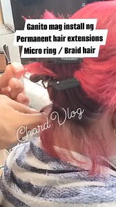 Hair extensions micro ring / braid hair 😍😍😍 #hairextensions #microringextensions #braids | Chard Vlog