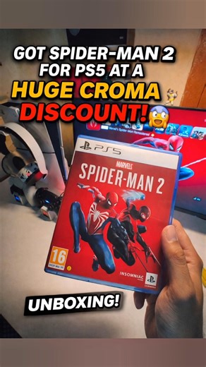 Got Spider-Man 2 for PS5 at a HUGE Croma Discount! Unboxing!