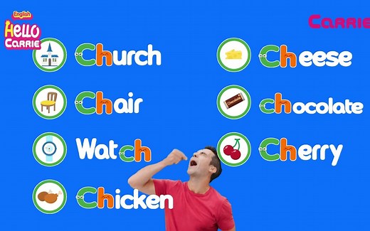 自然拼读-字母组合ch的发音