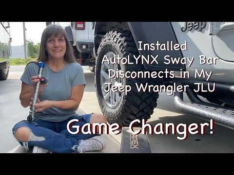 Installing the APEX Designs AutoLYNX Sway Bar Disconnects / 2023 Jeep Wrangler JLU