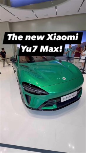Your first look at the new Xiaomi Yu7 Max! It will be officially announced later this week. #xiaomi #yu7max #yu7 #ElectricSUV | HardwareZone.com