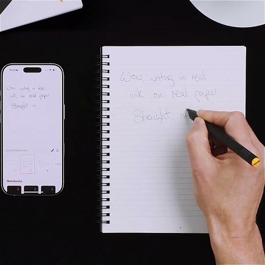 inq pen - handwritten notes in ink appear instantly on your phone