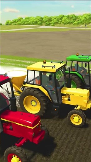 Work with Colors! TRANSPORT & SPREADING LIME with JOHN DEERE TRACTORS! fs22 - 5