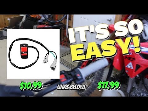 How to install a $10 headlight switch on your Talaria Sting R MX4 or Surron Light Bee X- Killswitch