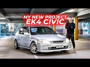 REVEALING MY NEW Rare Honda Civic EK4 Project Car: EK Hatch Build