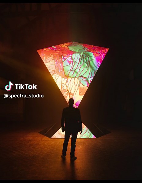 The Totem is an immersive, #audiovisual installation made in collaboration with GMUNK. The project was on view at #psychedelicsshow in Toronto last year, and is currently nominated for @The Webby Awards Best Installation ➡️ Head over to our IG Stories to vote for us! 🦾 #projectionmapping #generativeart #webbyawards #touchdesigner
