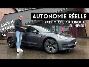 Tesla Model 3 60kWh (2022): Real-world range (combined cycle, highway)