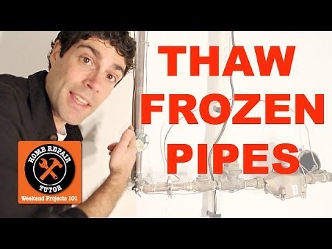 How to Thaw and Prevent Frozen Water Pipes