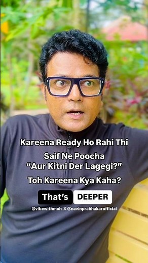 That’s DEEPER! EP03 feat. Navin Prabhakar | Lame jokes with Mohin Khan (#vibewithmoh) #shorts