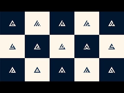 15 Triangle Logo Concepts with Lines - Adobe Illustrator CC