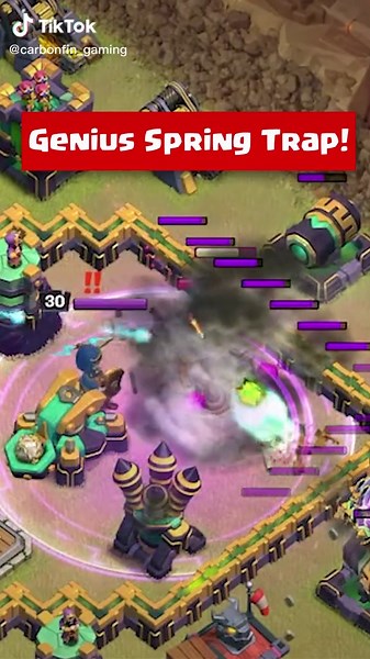 Genius Strategies for Using Spring Traps in Clash of Clans