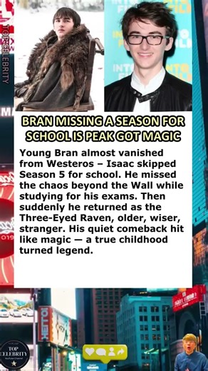 Bran missing a season for school is peak GOT magic