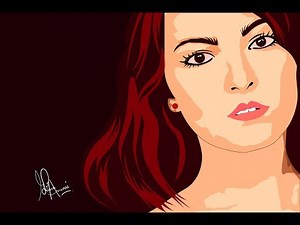 Illustrator Tutorial : how to create a vector portrait (part 1)
