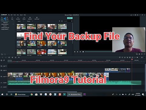 How to find BACKUP File in Filmora9