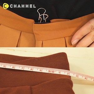 今日から使える❤️✨お洋服に関するアレコレ👗 by C CHANNEL Art&Study 💁C CHANNELのアプリではたくさんの動画が見られます🎶保存機能もありますので、ぜひ使ってみてくださいね💕 https://goo.gl/cEpZsw ①メジャーがなくても、一瞬でウエストサイズを測れる裏ワザ☆ ②サイズが合わなくても大丈夫！自分で調節する裏ワザ | C Channel