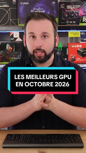 Meilleures cartes graphiques gaming octobre 2026