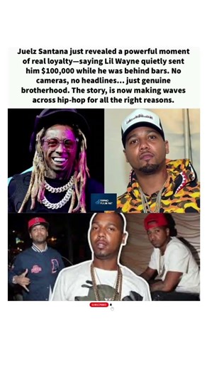 Juelz Santana Reveals Lil Wayne’s $100K Prison Gesture 😳 True Hip-Hop Loyalty #fyp#fypage#ytshorts