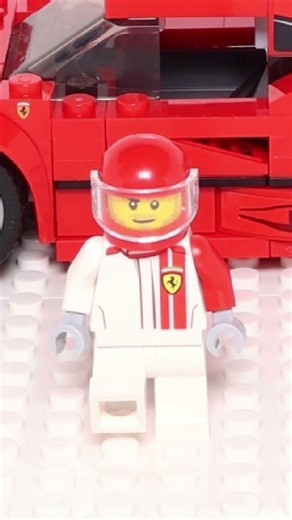FERRARI F40 COMPETIZIONE - MINIFIGURE (LEGO SPEED CHAMPIONS 75890 2019) #bricks