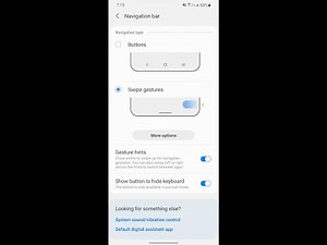Samsung: How to change Navigation system